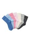 Lascana Basicsocken Socken Damen - jeans blau - hell blau - anthrazit - grau - altrosa