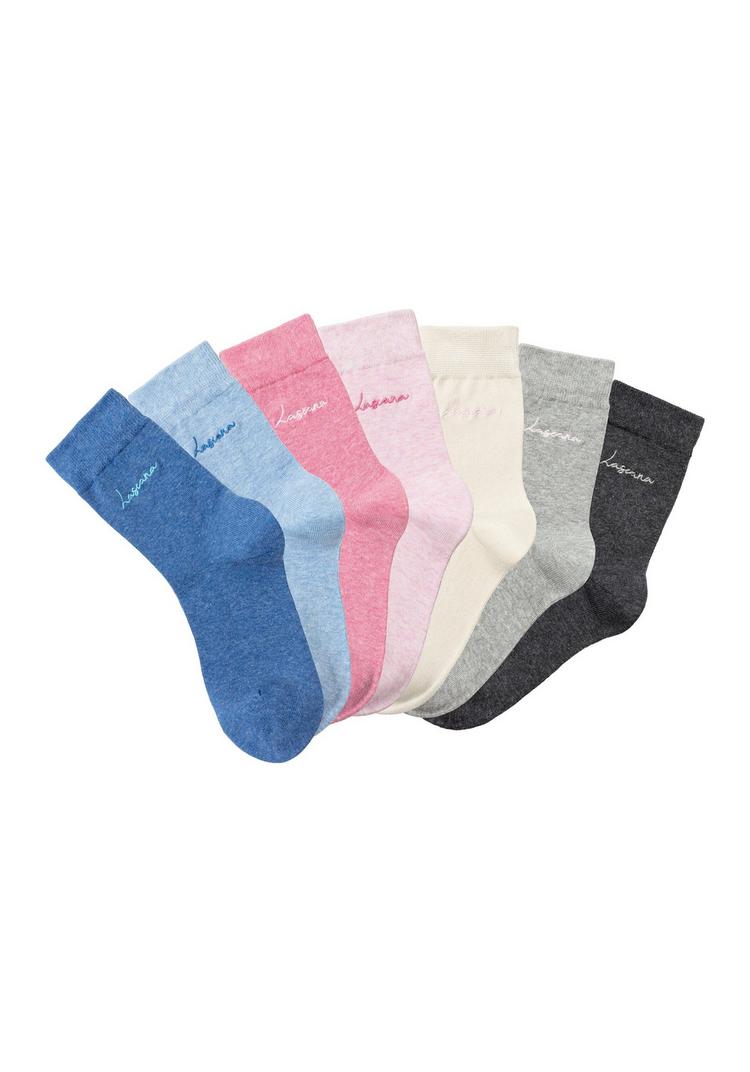 Lascana Lascana Basicsocken Socken Damen - jeans blau - hell blau - anthrazit - grau - altrosa - 0 | SportScheck