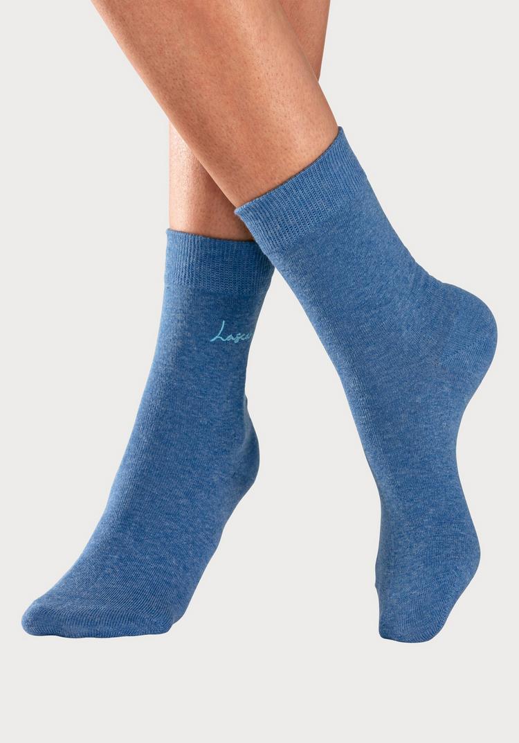 Lascana Lascana Basicsocken Socken Damen - jeans blau - hell blau - anthrazit - grau - altrosa - 0 | SportScheck