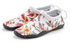 Lascana Badeschuh Wasserschuhe Damen - wei&szlig; Blume