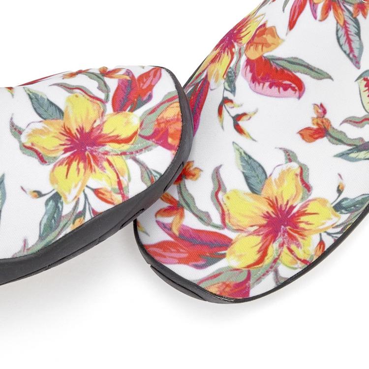 Lascana Lascana Badeschuh Wasserschuhe Damen - wei&szlig; Blume - 2 | SportScheck
