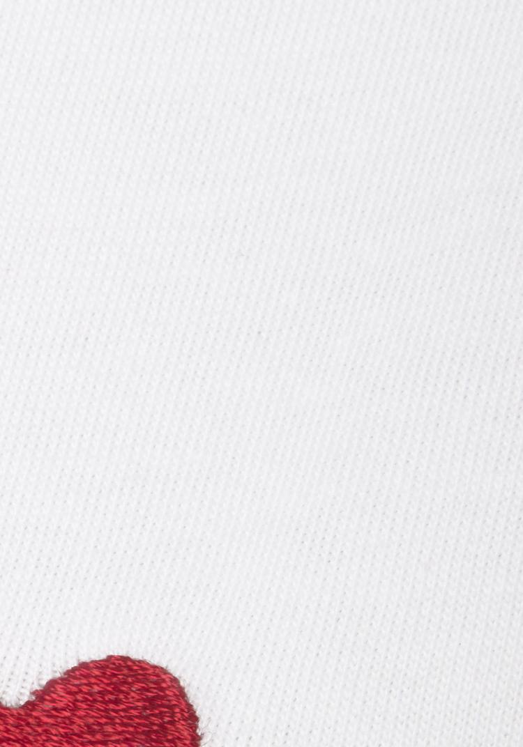 Lascana Lascana T-Shirt T-Shirt Damen - wei&szlig;-rot - 1 | SportScheck