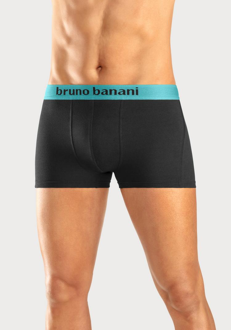 BRUNO BANANI BRUNO BANANI Boxer Unterhose Herren - schwarz-orange - schwarz-t&uuml;rkis - schwarz-gelb - 2 | SportScheck