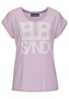 ELBSAND T-Shirt T-Shirt Damen - flieder meliert