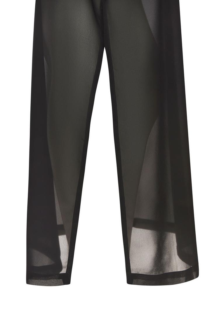 Lascana Lascana Chiffontunika Tunika Damen - schwarz - 0 | SportScheck