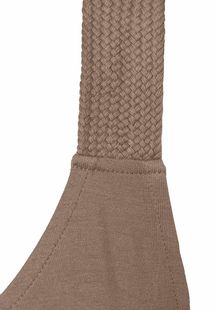 Lascana Lascana Strandtop T-Shirt Damen - taupe - schwarz - 2 | SportScheck