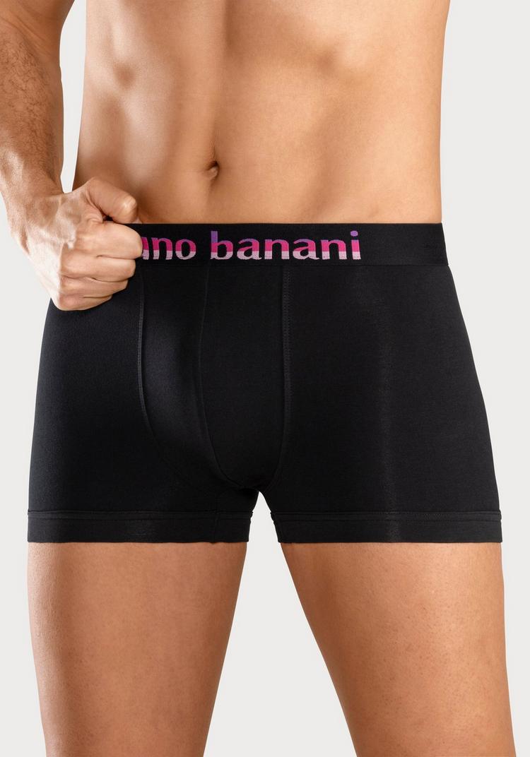 BRUNO BANANI BRUNO BANANI Boxer Unterhose Herren - schwarz-blau - schwarz-pink - schwarz-gelb - 2 | SportScheck