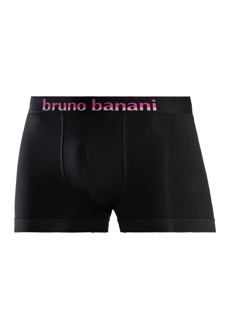 BRUNO BANANI BRUNO BANANI Boxer Unterhose Herren - schwarz-blau - schwarz-pink - schwarz-gelb - 0 | SportScheck