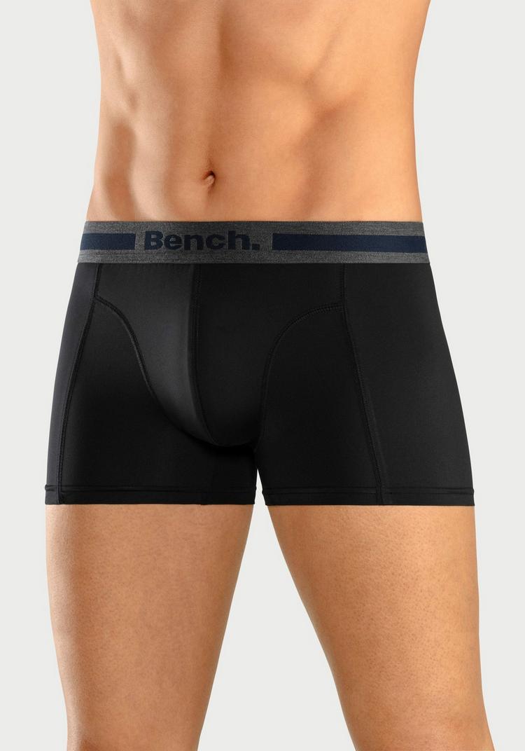 Bench Bench Boxer Unterhose Herren - schwarz-anthrazit-meliert - 0 | SportScheck