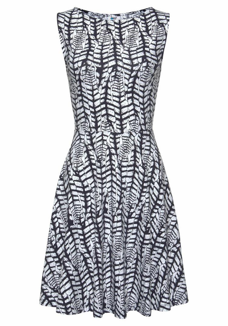 BEACH TIME BEACH TIME Strandkleid Tr&auml;gerkleid Damen - dunkelblau - wei&szlig; - 0 | SportScheck