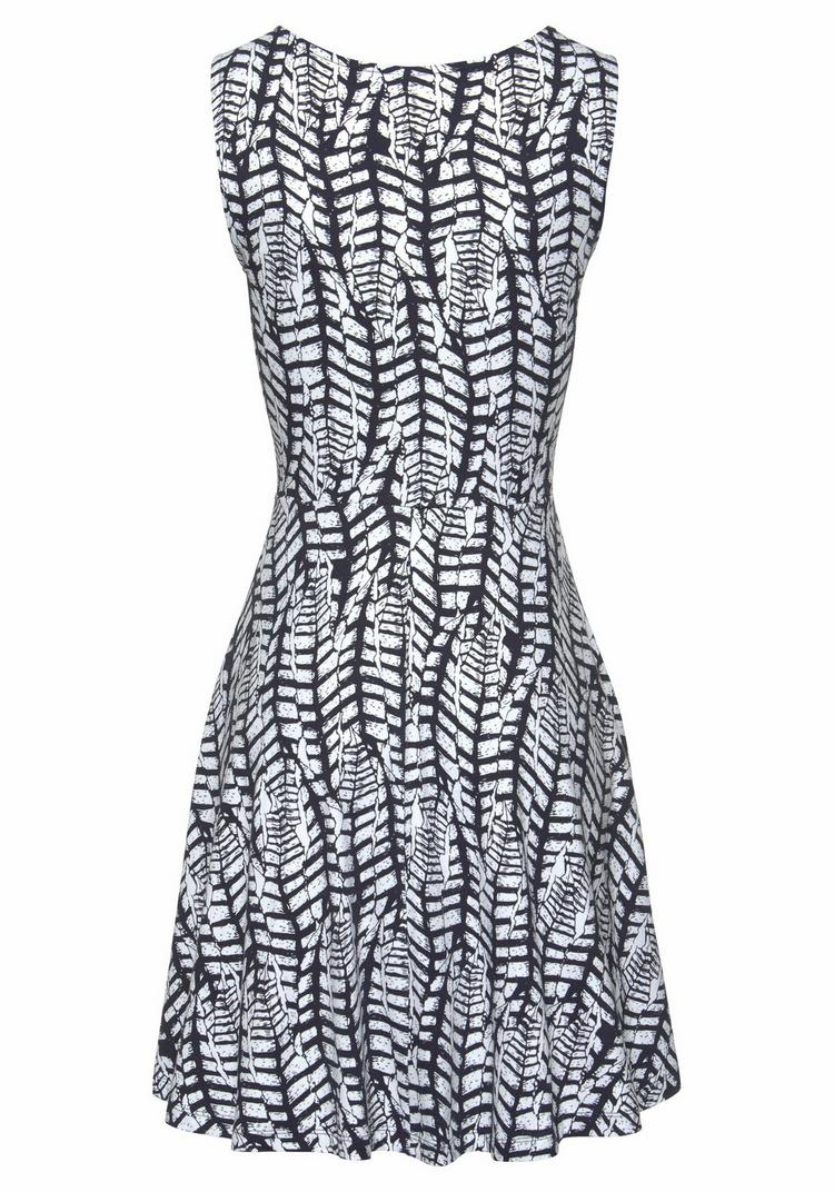 BEACH TIME BEACH TIME Strandkleid Tr&auml;gerkleid Damen - dunkelblau - wei&szlig; - 0 | SportScheck