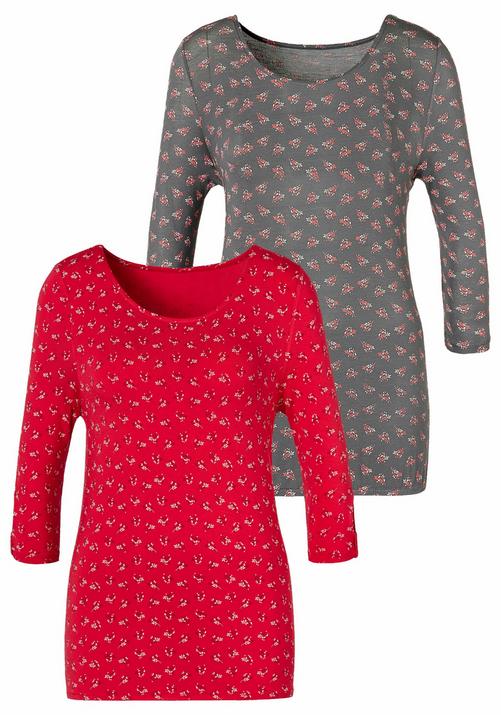 Lascana 3/4-Arm-Shirt Longshirt Damen