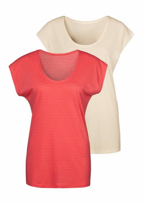 BEACH TIME Kurzarmshirt T-Shirt Damen