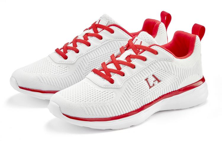 Lascana Lascana Sneaker Sneaker Damen - wei&szlig; - rot - 0 | SportScheck