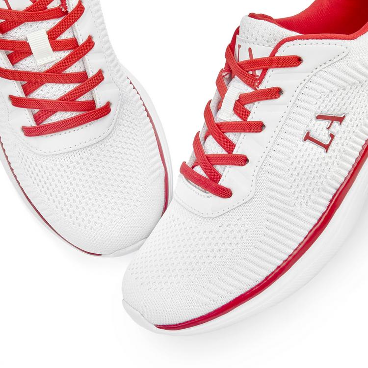 Lascana Lascana Sneaker Sneaker Damen - wei&szlig; - rot - 1 | SportScheck