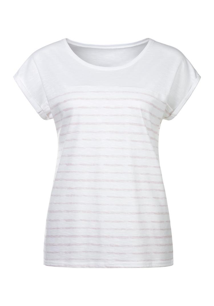BEACH TIME BEACH TIME T-Shirt T-Shirt Damen - wei&szlig; navy - wei&szlig; ros&eacute; - 0 | SportScheck