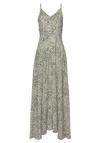 Lascana Maxikleid Maxikleid Damen - gr&uuml;n-lila-bedruckt
