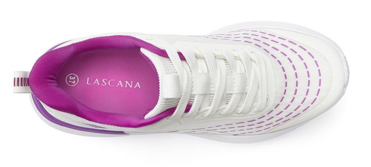 Lascana Lascana Sneaker Sneaker Damen - wei&szlig; - lila - 0 | SportScheck