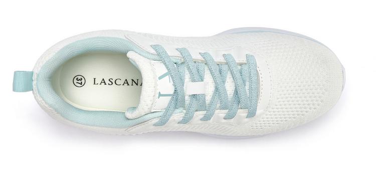Lascana Lascana Sneaker Sneaker Damen - wei&szlig; - mint - 0 | SportScheck