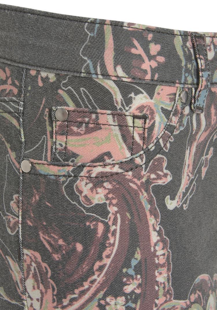 Lascana Lascana 7/8-Jeggings Hose Damen - schwarz-bunt bedruckt - 0 | SportScheck