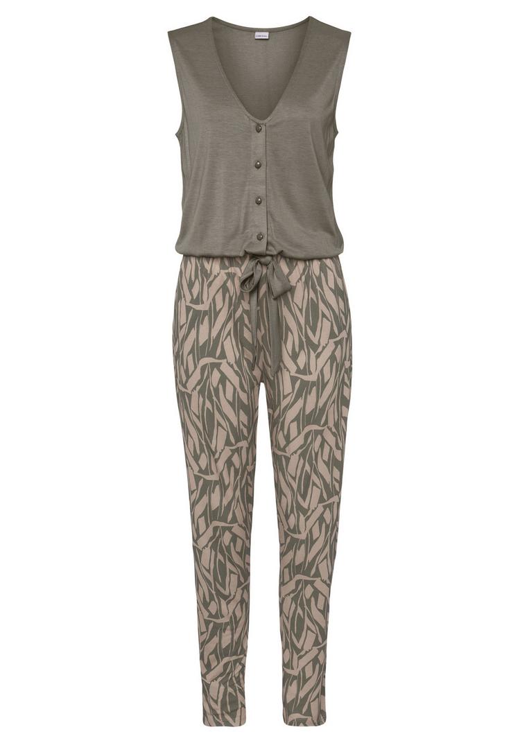 Buffalo Buffalo Overall Overall Damen - khaki-sand bedruckt - 0 | SportScheck