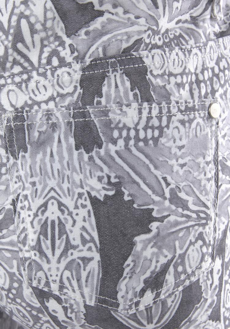 Lascana Lascana 7/8-Jeggings Hose Damen - offwhite-anthrazit bedruckt - 1 | SportScheck