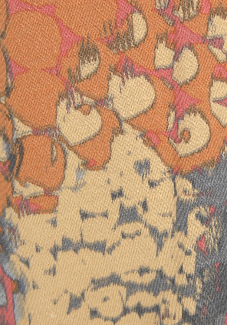 Buffalo Buffalo Strandtop T-Shirt Damen - orange-blau bedruckt - 0 | SportScheck