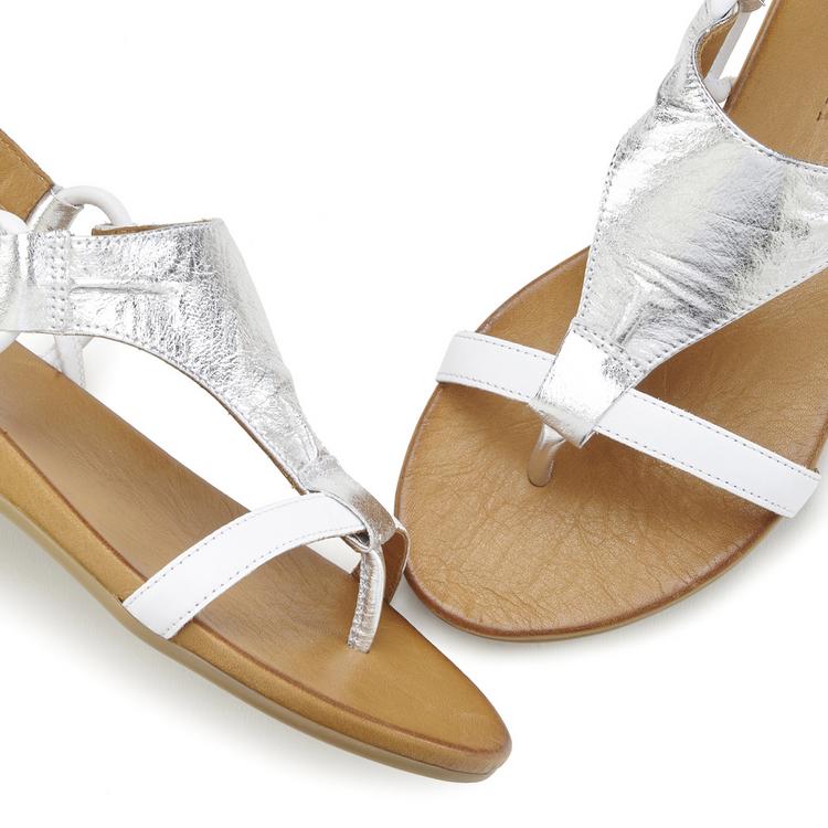 Lascana Lascana Sandale Sandalen Damen - wei&szlig; - silber - 2 | SportScheck