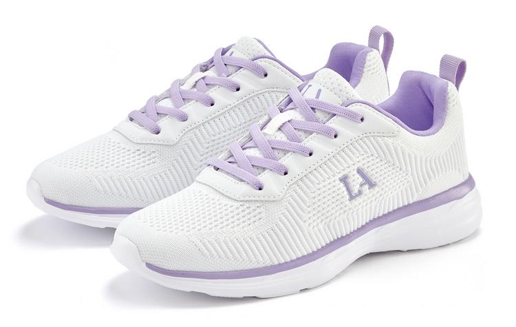Lascana Lascana Sneaker Sneaker Damen - wei&szlig; - lila - 0 | SportScheck