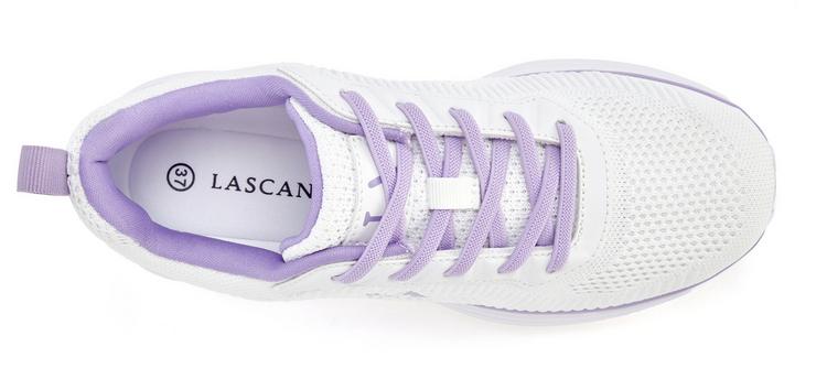 Lascana Lascana Sneaker Sneaker Damen - wei&szlig; - lila - 1 | SportScheck