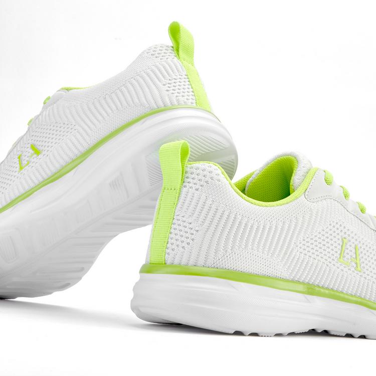 Lascana Lascana Sneaker Sneaker Damen - wei&szlig; - limone - 2 | SportScheck