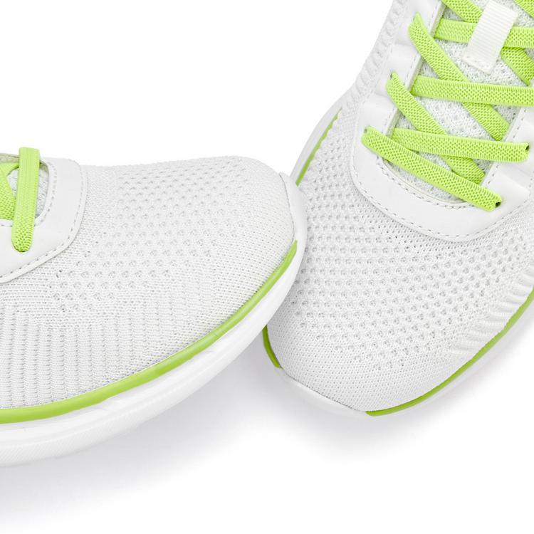 Lascana Lascana Sneaker Sneaker Damen - wei&szlig; - limone - 3 | SportScheck