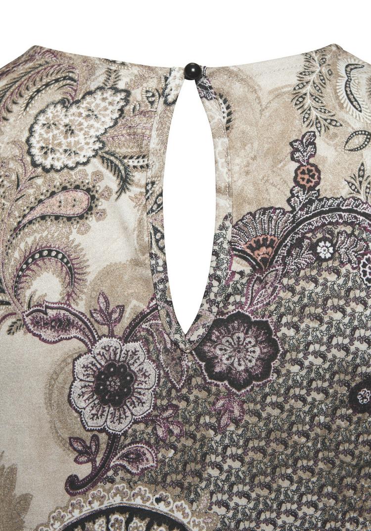 Lascana Lascana Maxikleid Maxikleid Damen - beige - flieder - 1 | SportScheck