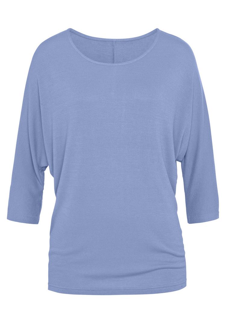 Lascana Lascana 3/4-Arm-Shirt Longshirt Damen - hellblau - 0 | SportScheck