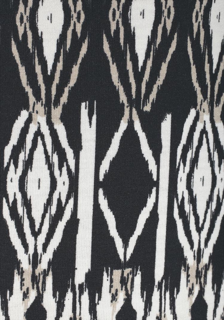 Lascana Lascana Maxikleid Maxikleid Damen - schwarz-creme bedruckt - 0 | SportScheck