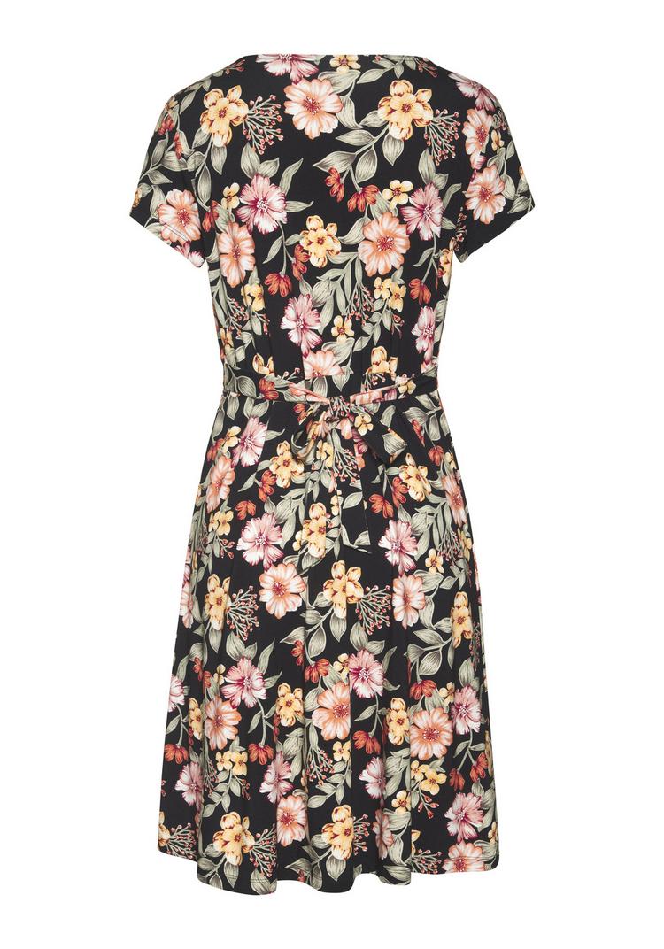 Buffalo Buffalo Jerseykleid Jerseykleid Damen - schwarz bedruckt - 0 | SportScheck