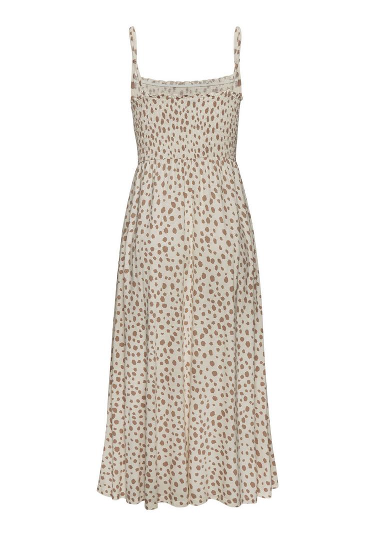 Lascana Lascana Midikleid Kleid Damen - creme-taupe bedruckt - 0 | SportScheck