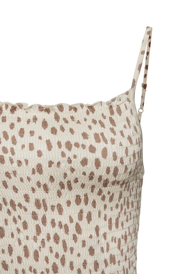 Lascana Lascana Midikleid Kleid Damen - creme-taupe bedruckt - 0 | SportScheck