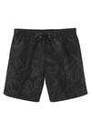Chiemsee Badeshorts Badehose Herren - schwarz bedruckt