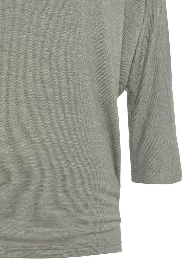 Lascana Lascana 3/4-Arm-Shirt Longshirt Damen - khaki - 1 | SportScheck