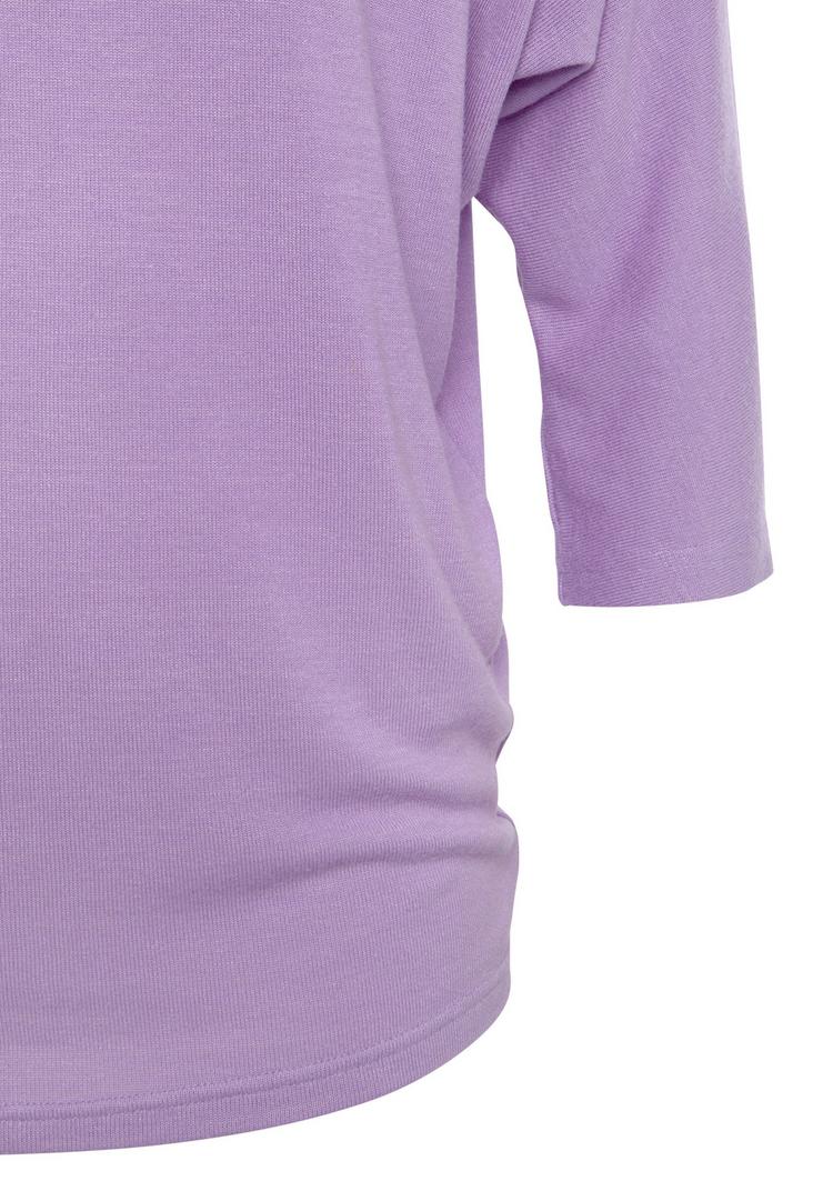 Lascana Lascana 3/4-Arm-Shirt Longshirt Damen - flieder - 1 | SportScheck