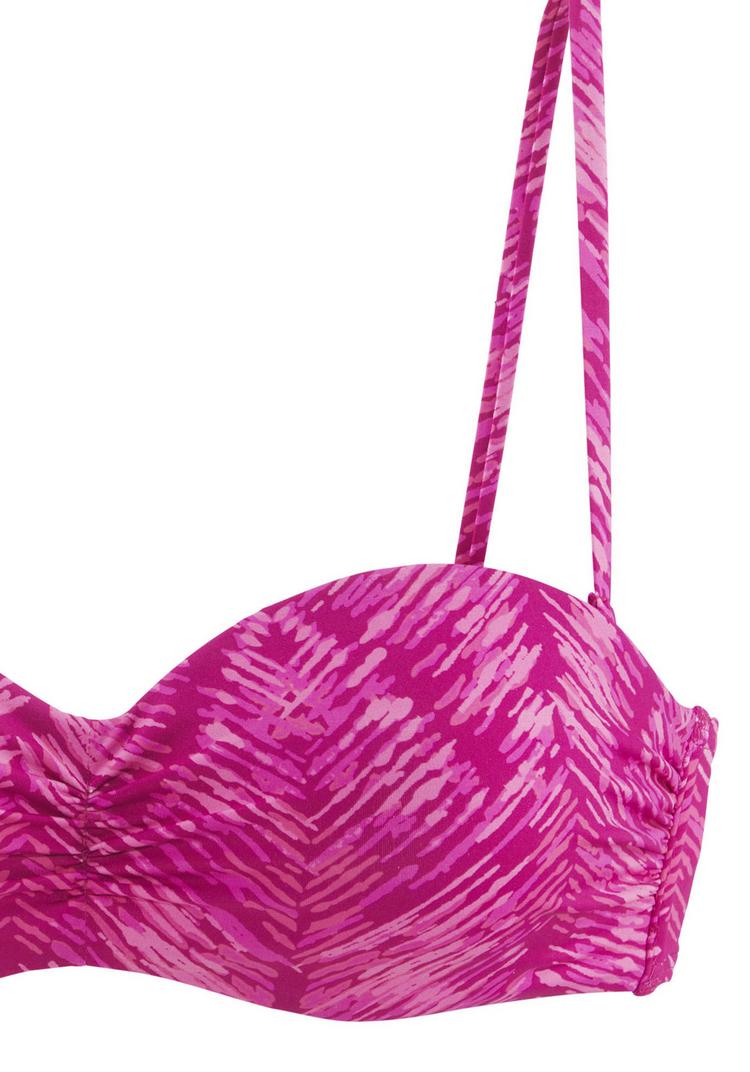 JETTE JETTE B&uuml;gel-Bandeau-Bikini-Top Bikini Oberteil Damen - beere - 0 | SportScheck