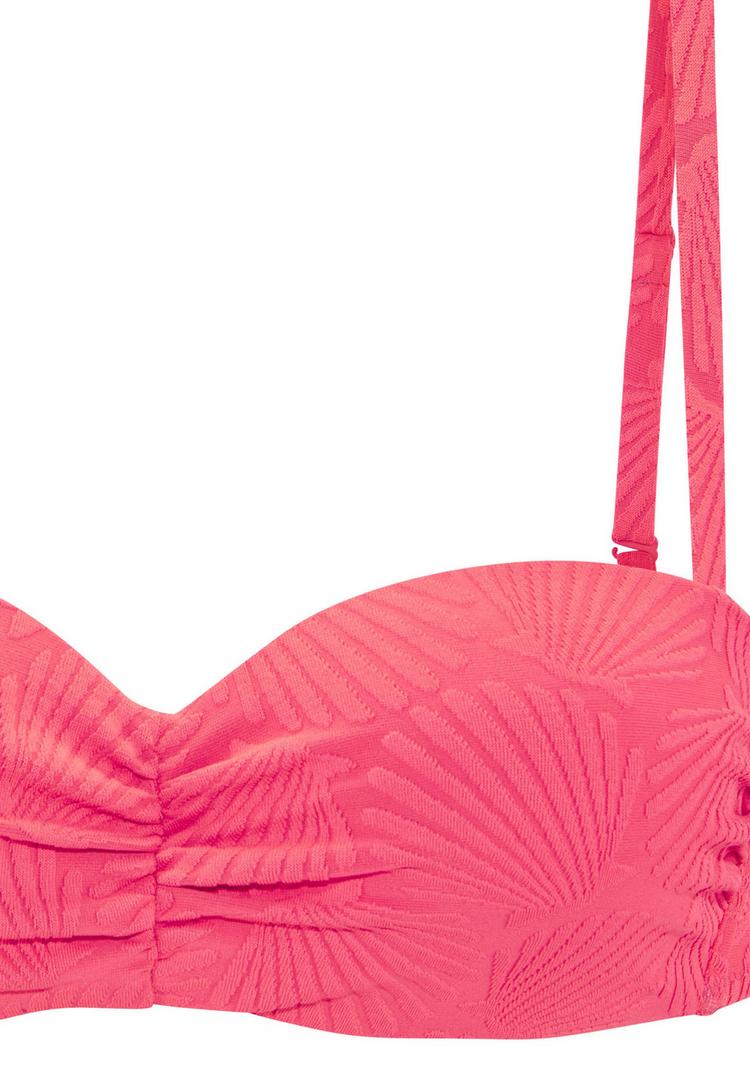 S.OLIVER S.OLIVER B&uuml;gel-Bandeau-Bikini-Top Bikini Oberteil Damen - pink - 1 | SportScheck
