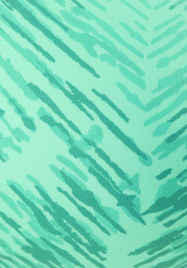 JETTE JETTE B&uuml;gel-Bandeau-Bikini-Top Bikini Oberteil Damen - gr&uuml;n bedruckt - 0 | SportScheck