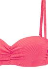 S.OLIVER B&uuml;gel-Bandeau-Bikini-Top Bikini Oberteil Damen - pink