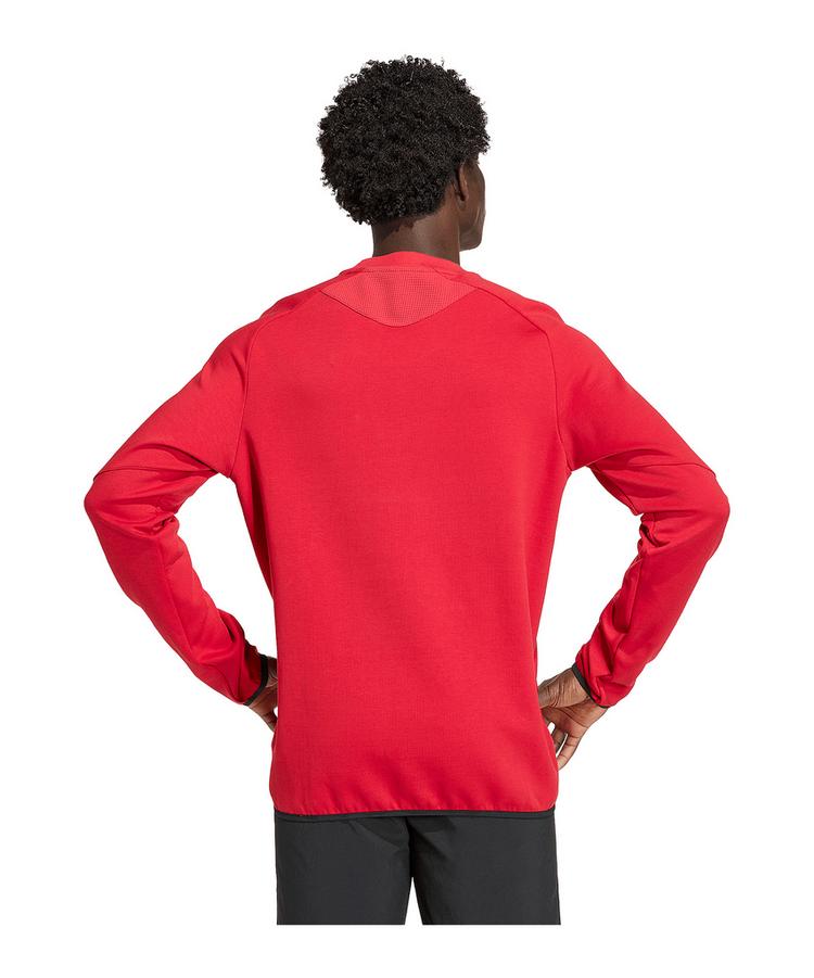 adidas adidas Tiro Travel Sweatshirt Funktionssweatshirt Herren - rotschwarz - 0 | SportScheck