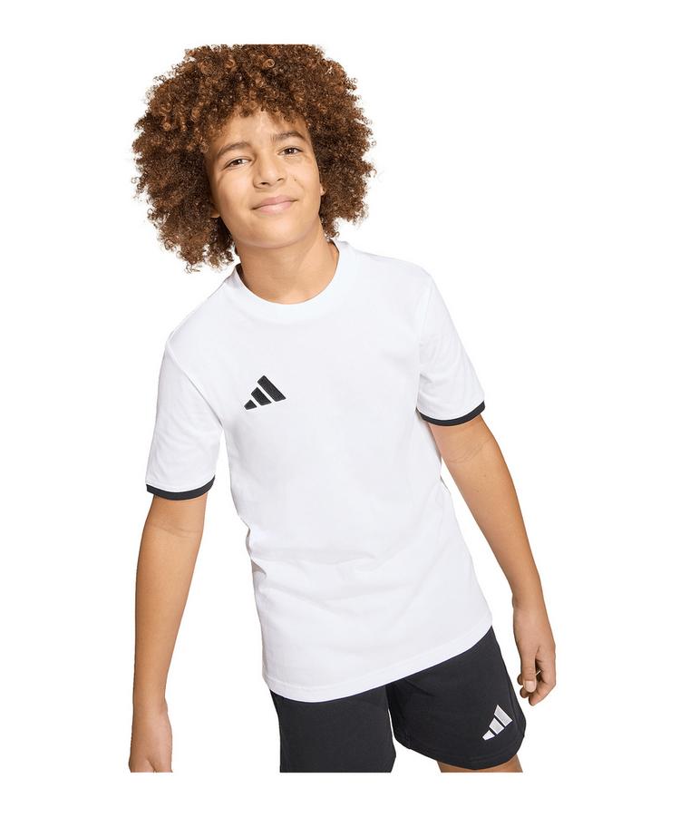 adidas adidas Entrada 26 Trainingsshirt Kids Funktionsshirt Kinder - weissschwarz - 1 | SportScheck