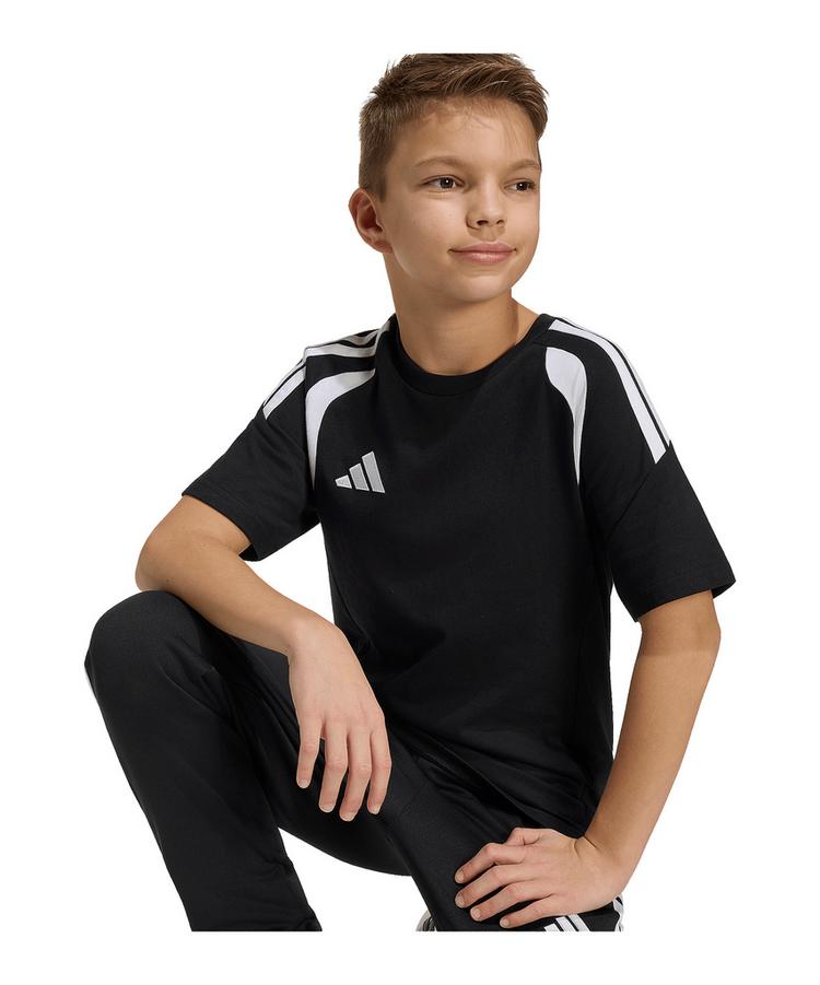 adidas adidas Tiro 26 Trainingsshirt Kids Funktionsshirt Kinder - schwarzweiss - 1 | SportScheck