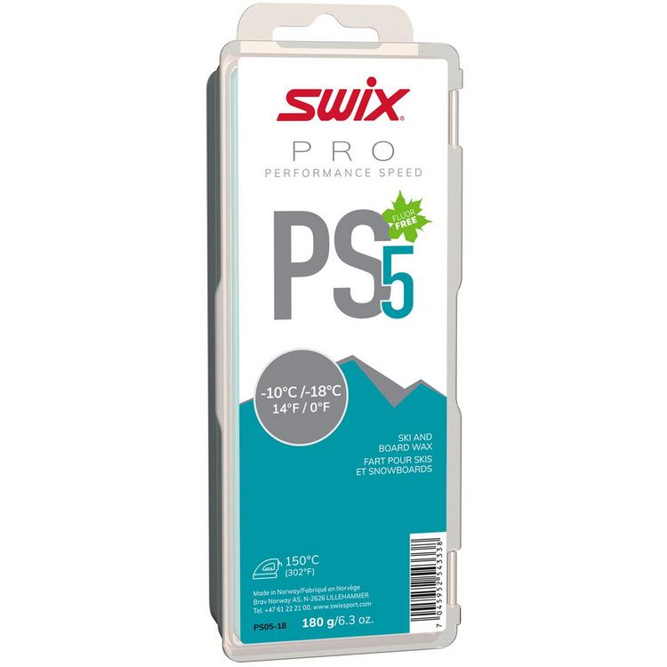 SWIX SWIX PS5 Turquoise, -10&deg;C/-18&deg;C Wachs - PS5 Turquoise -10&deg;C--18&deg;C, 180g - 0 | SportScheck