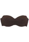 Lascana B&uuml;gel-Bandeau-Bikini-Top Bikini Oberteil Damen - braun